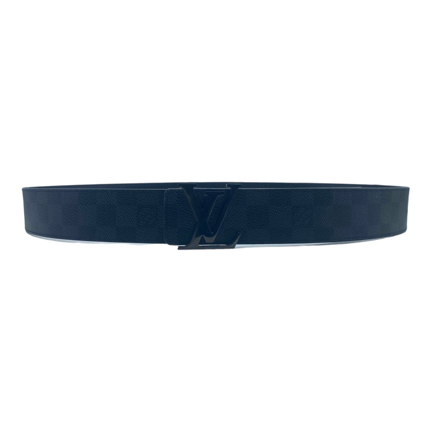 Louis Vuitton LV Initiales Reversible Belt Damier Cobalt and