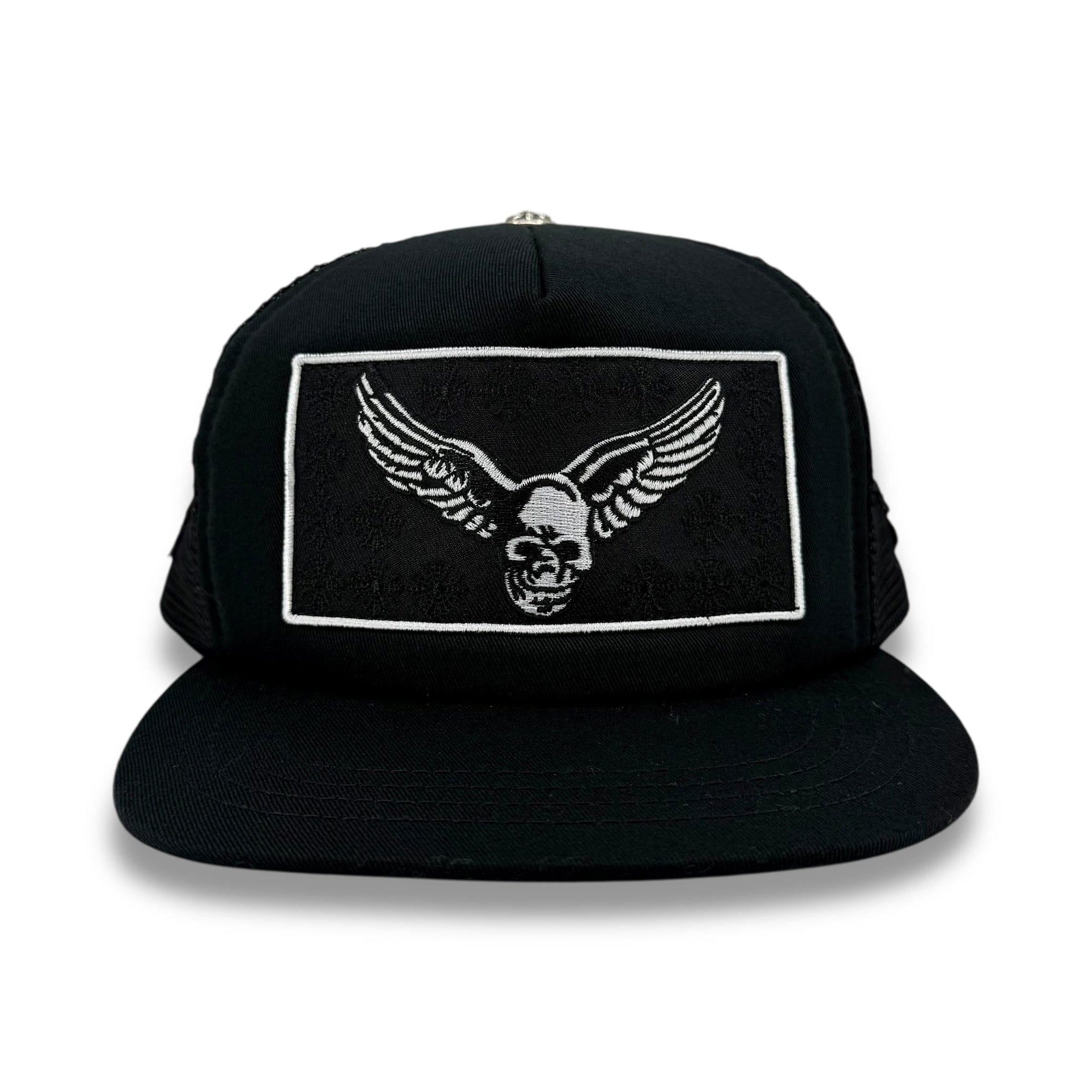 Chrome Hearts x Foti x Yungblud Aerosmith Trucker Hat Black White
