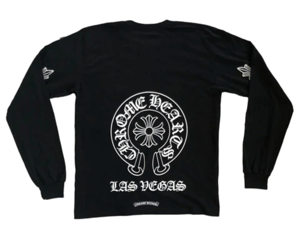 CHROME HEARTS Classic Horseshoe Logo Long Sleeve T-shirt – SHENGLI