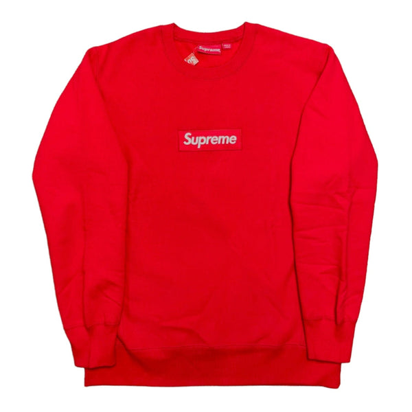 Supreme Box Logo Crewneck Sweatshirt (FW15) Red