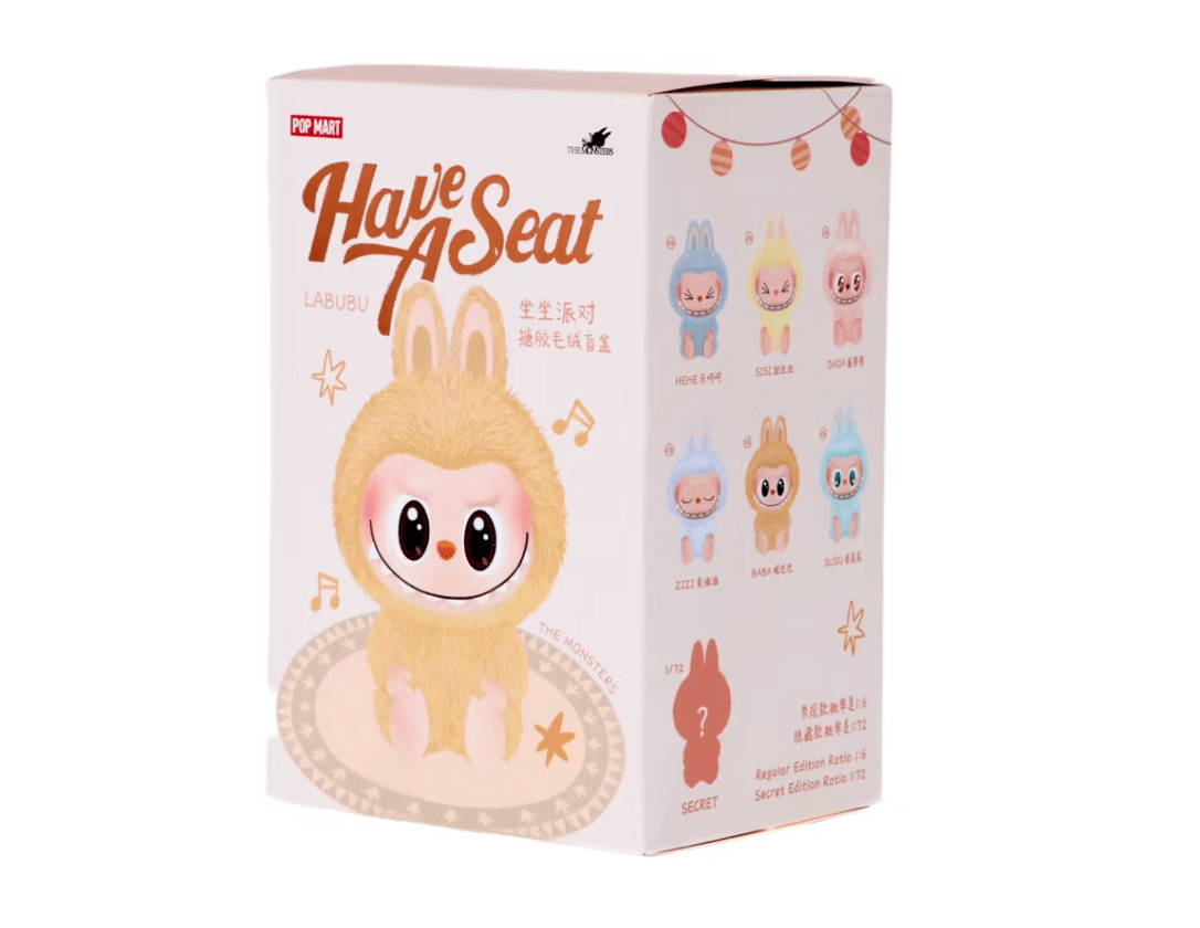 Pop Mart Labubu The Monsters Have a Seat QUQU Vinyl Plush