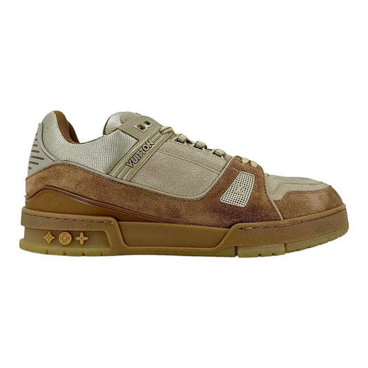 Louis Vuitton Trainer 'Green Monogram' is available now at originsnyc.com