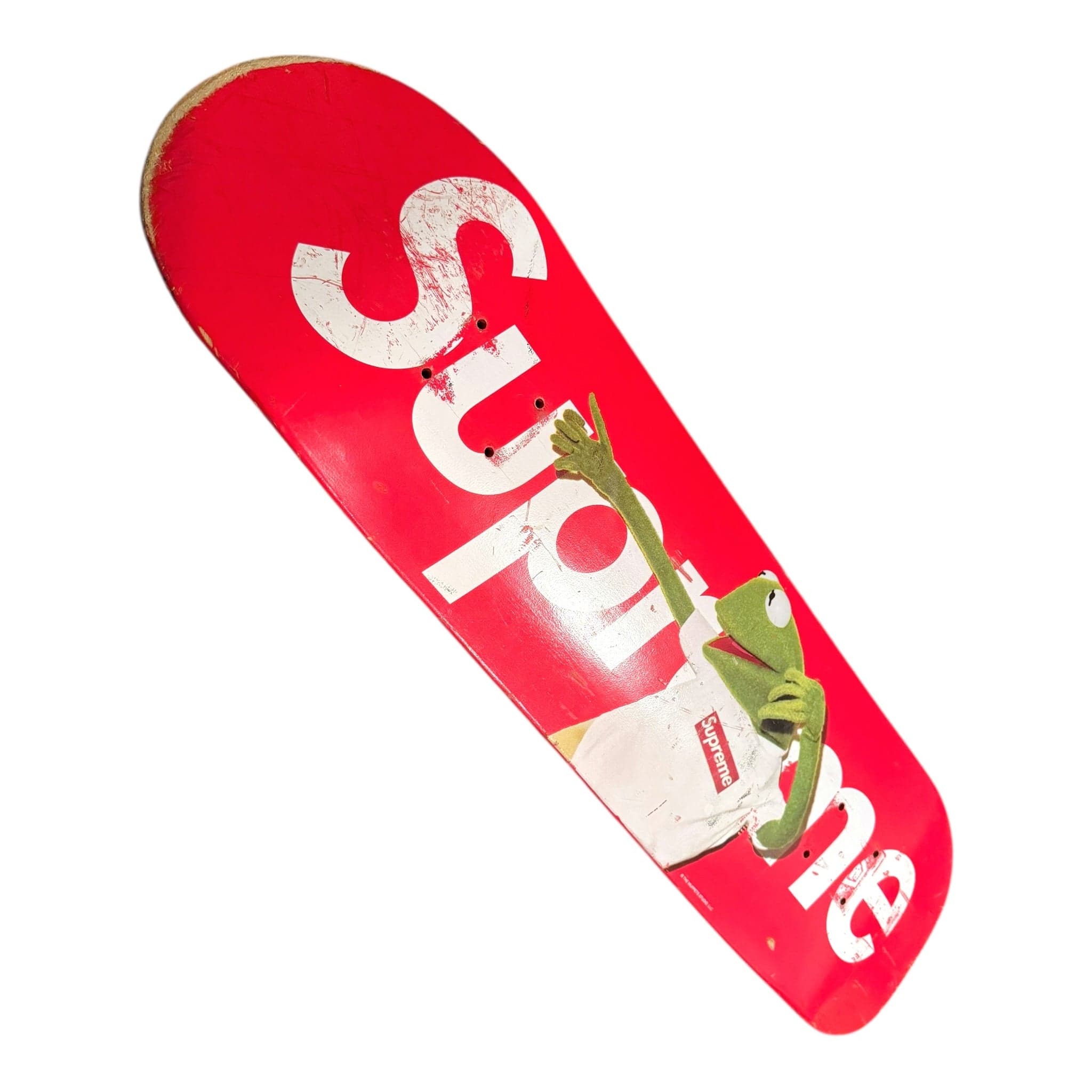 supreme カーミット deck Supreme Kermit The Frog Skateboard Deck Red Multi Pre-Owned