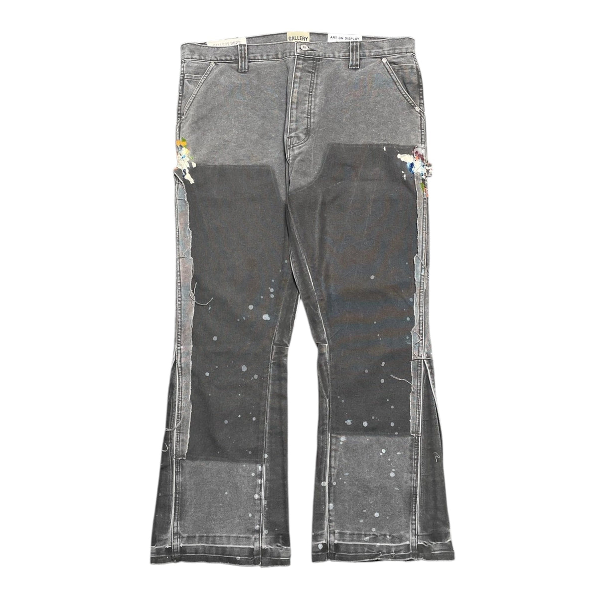 Pantalon Gallery Dept. Carpenter Flare - Taille 38x34, Vert Olive, Vintage, Fait Main Aux USA