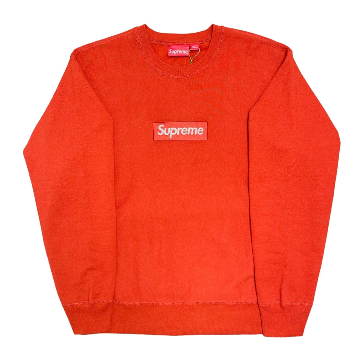 Supreme Box Logo Crewneck Sweatshirt (FW18) Rust
