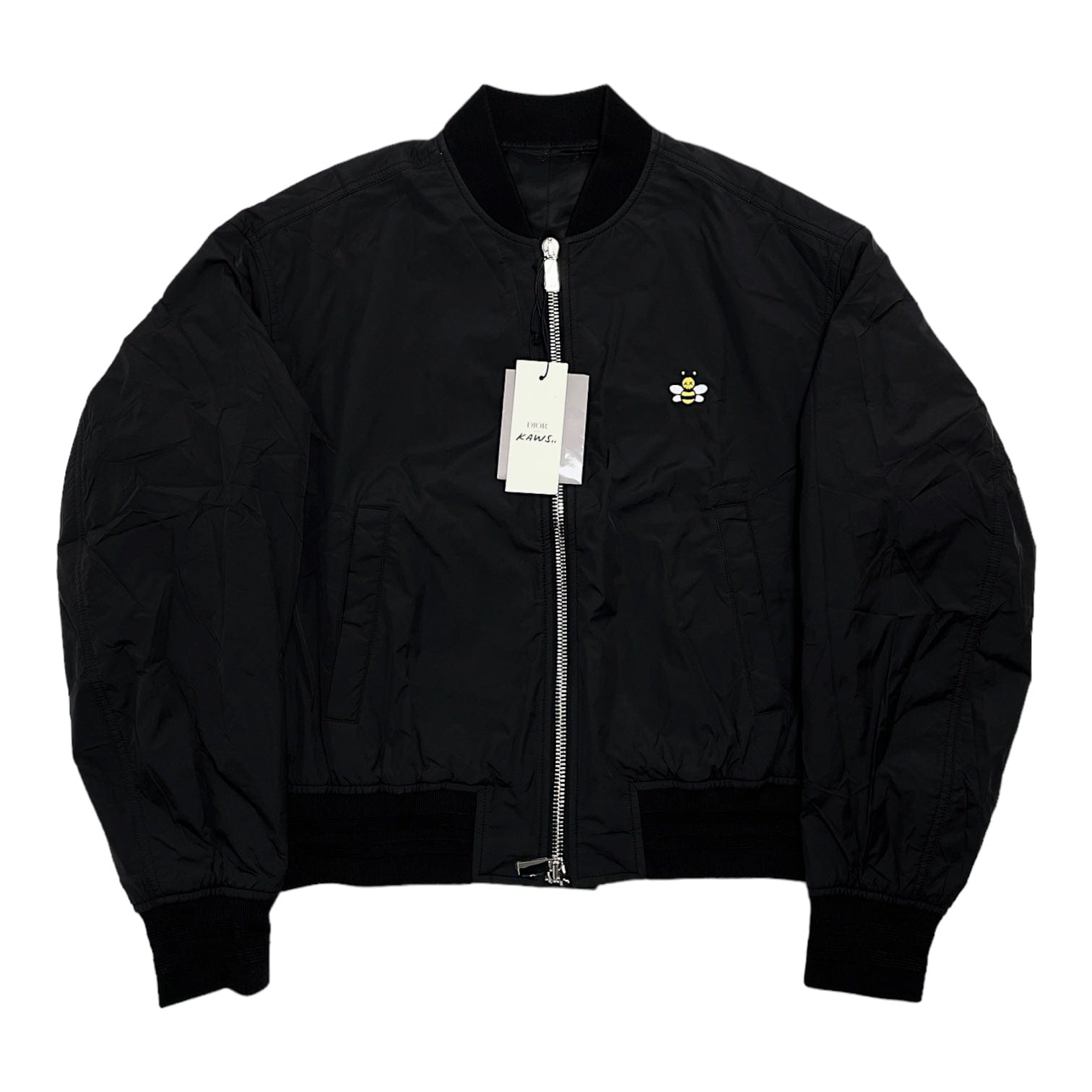 Dior x Kaws Nylon Bomber Jacket Black