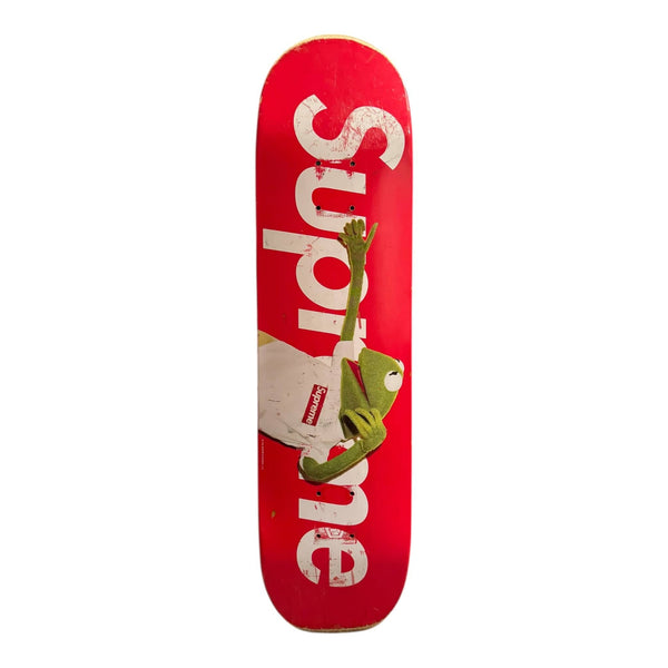 Supreme Kermit The Frog Skateboard Deck Red Multi Pre-Owned