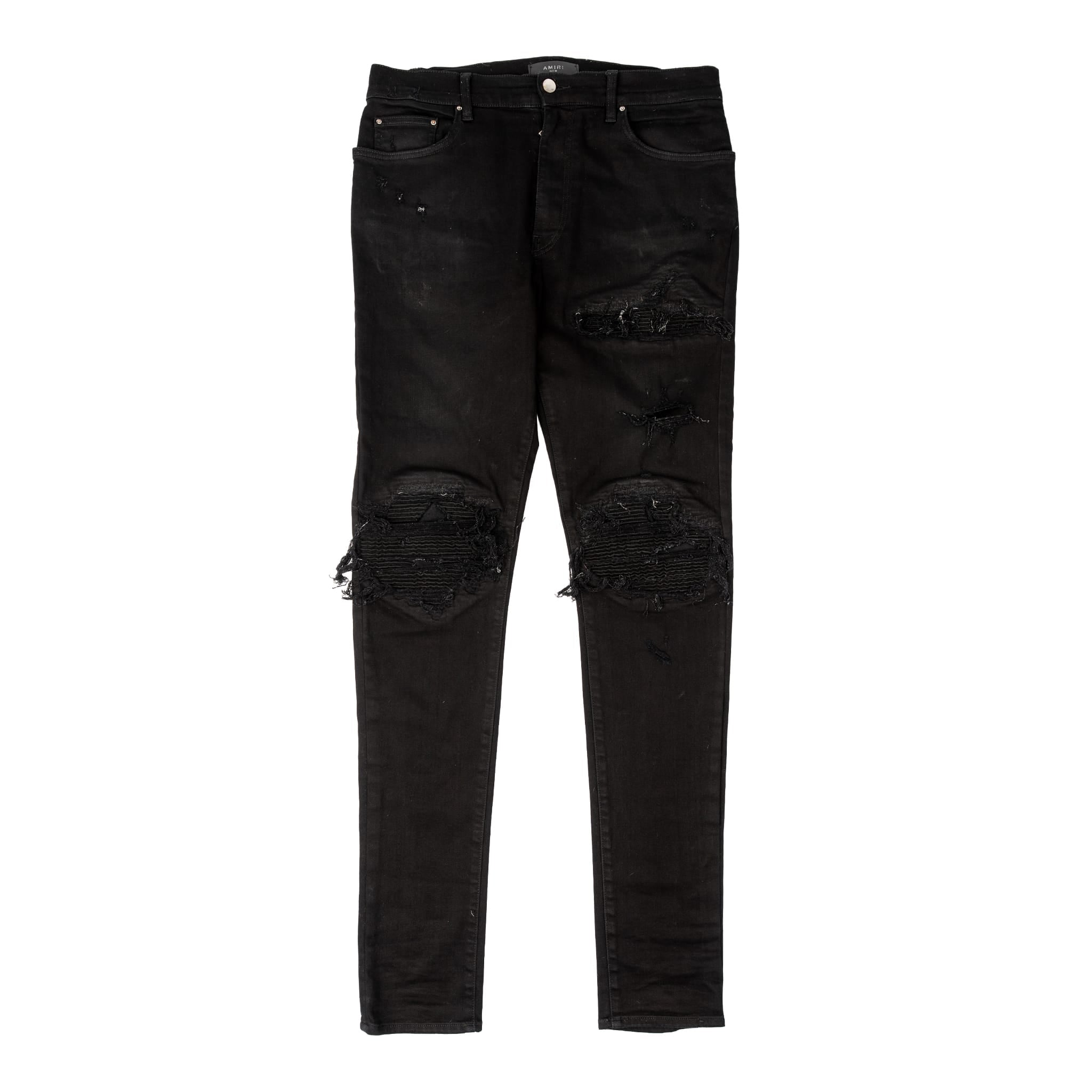 amiri パンツ　w28 メンズ　レディース Amiri Fringe Wire Jeans Aged Black