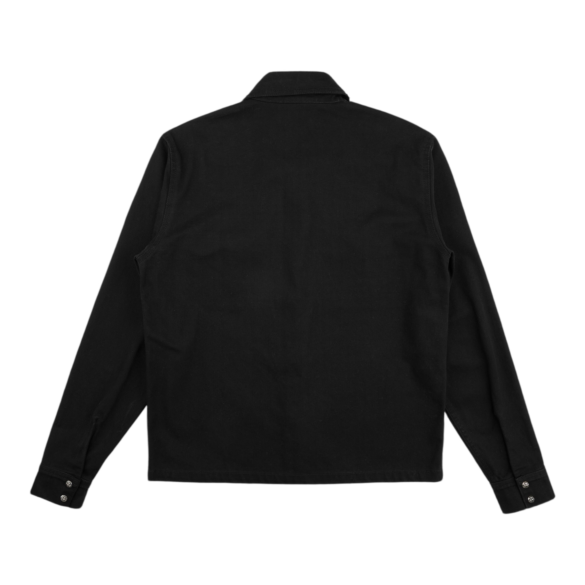 Chrome Hearts Work Dog Button Up Shirt Jacket Black