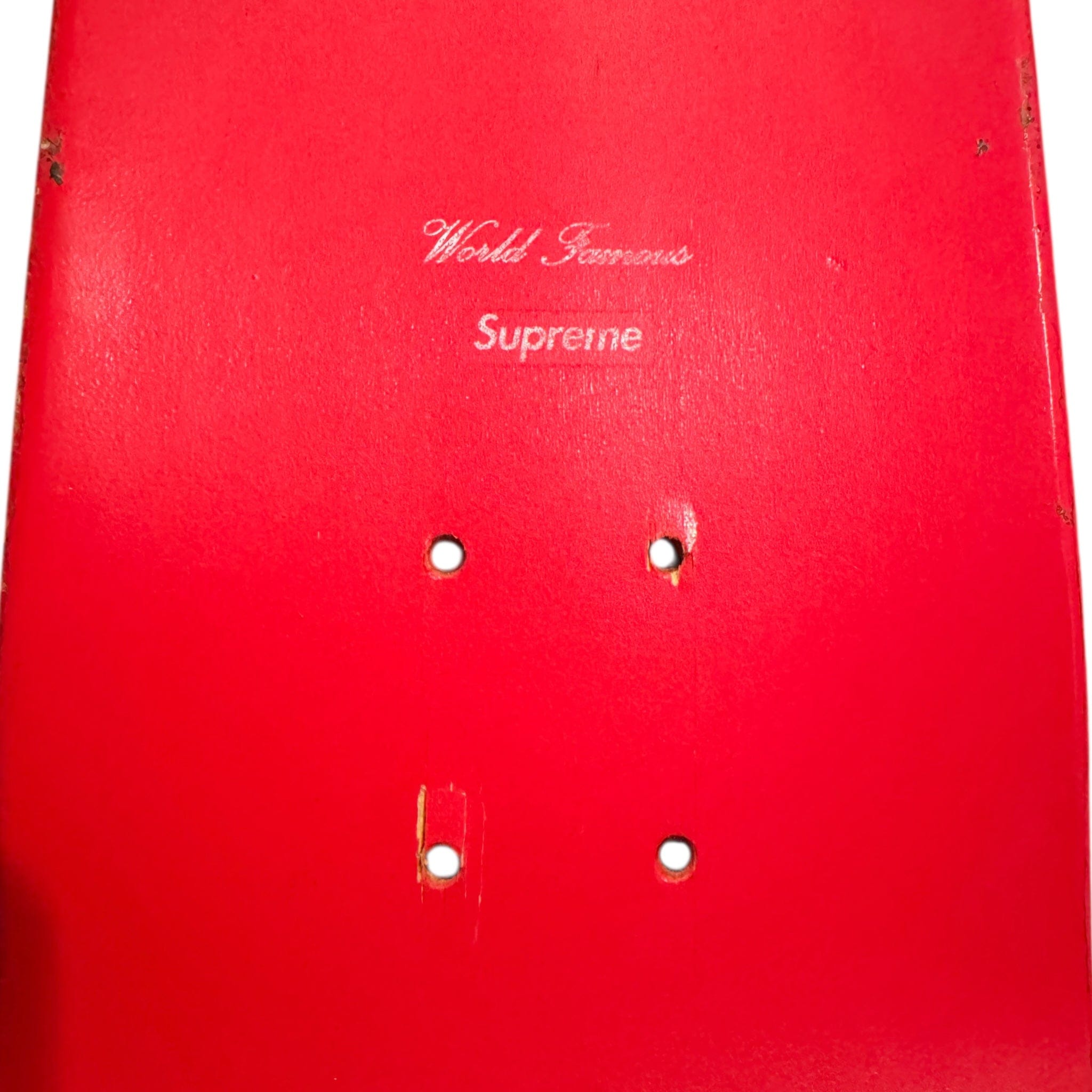 Supreme Kermit The Frog Skateboard Deck Red Multi Pre-Owned