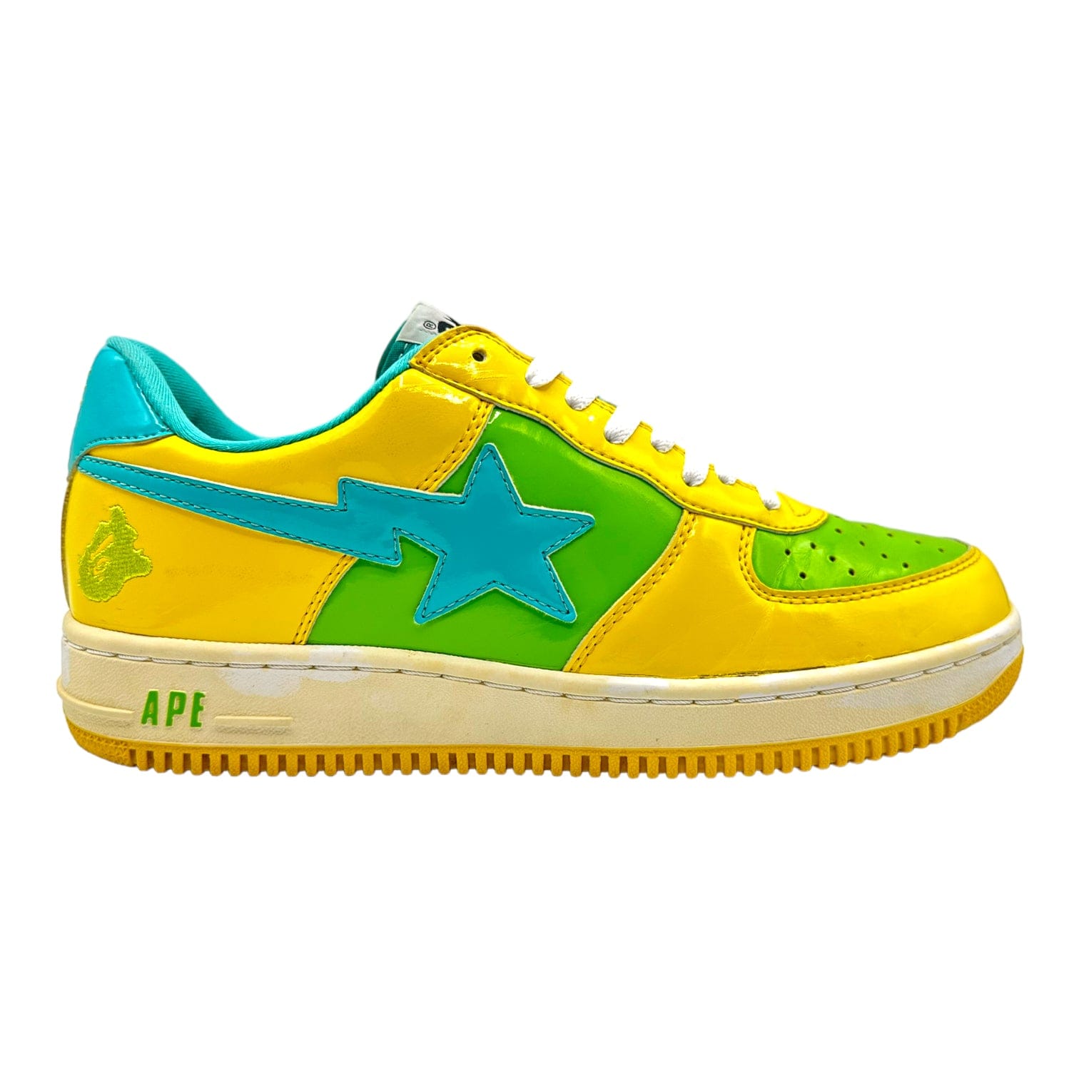 BAPE Bapesta Yellow/Green Pre-Owned – Origins NYC