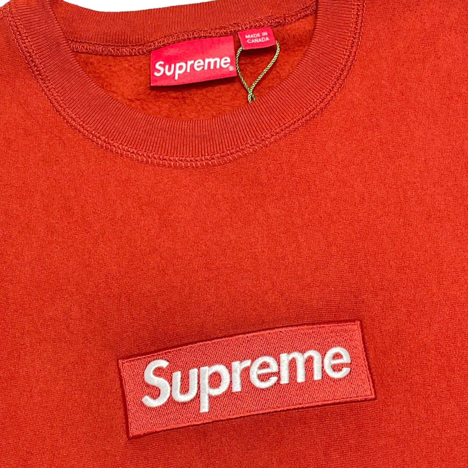 Supreme crewneck FW 18 Rust orders Red