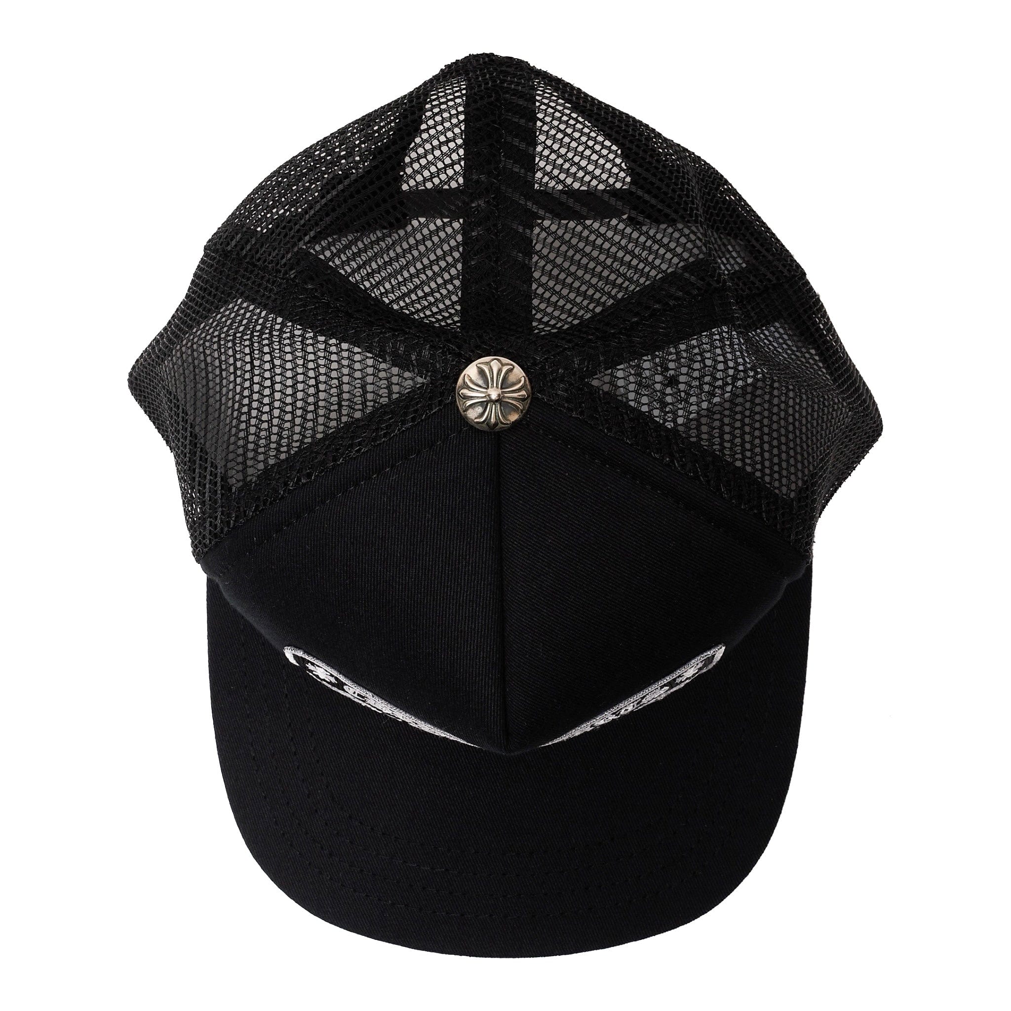 CHROME HEARTS MIAMI トラッカーキャップ Chrome Hearts Miami Exclusive CH Patch Trucker Hat Black White