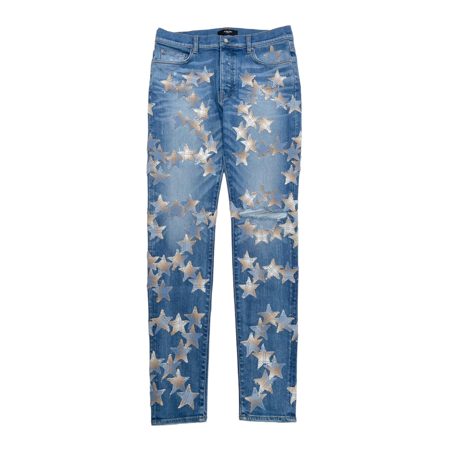 Amiri x Chemist Denim Star Patch Jeans 70s Indigo Pre-Owned – Origins NYC
