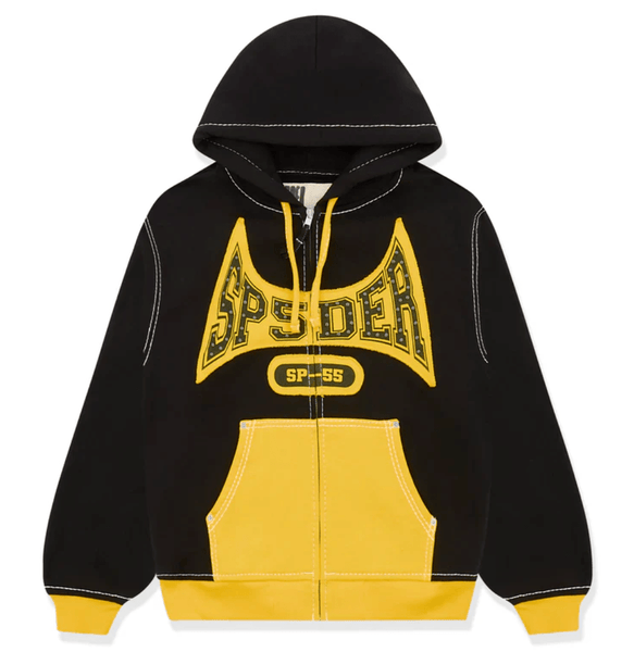eaphi　LOGO BIG SWEAT Supreme Big Logo Zip Up Hooded Sweatshirt (Black)