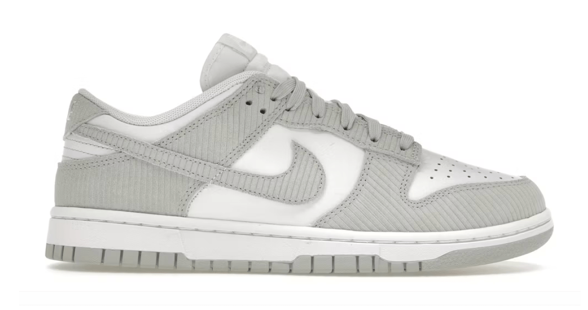 Nike Dunk Low Light Silver Corduroy (W) – Origins NYC