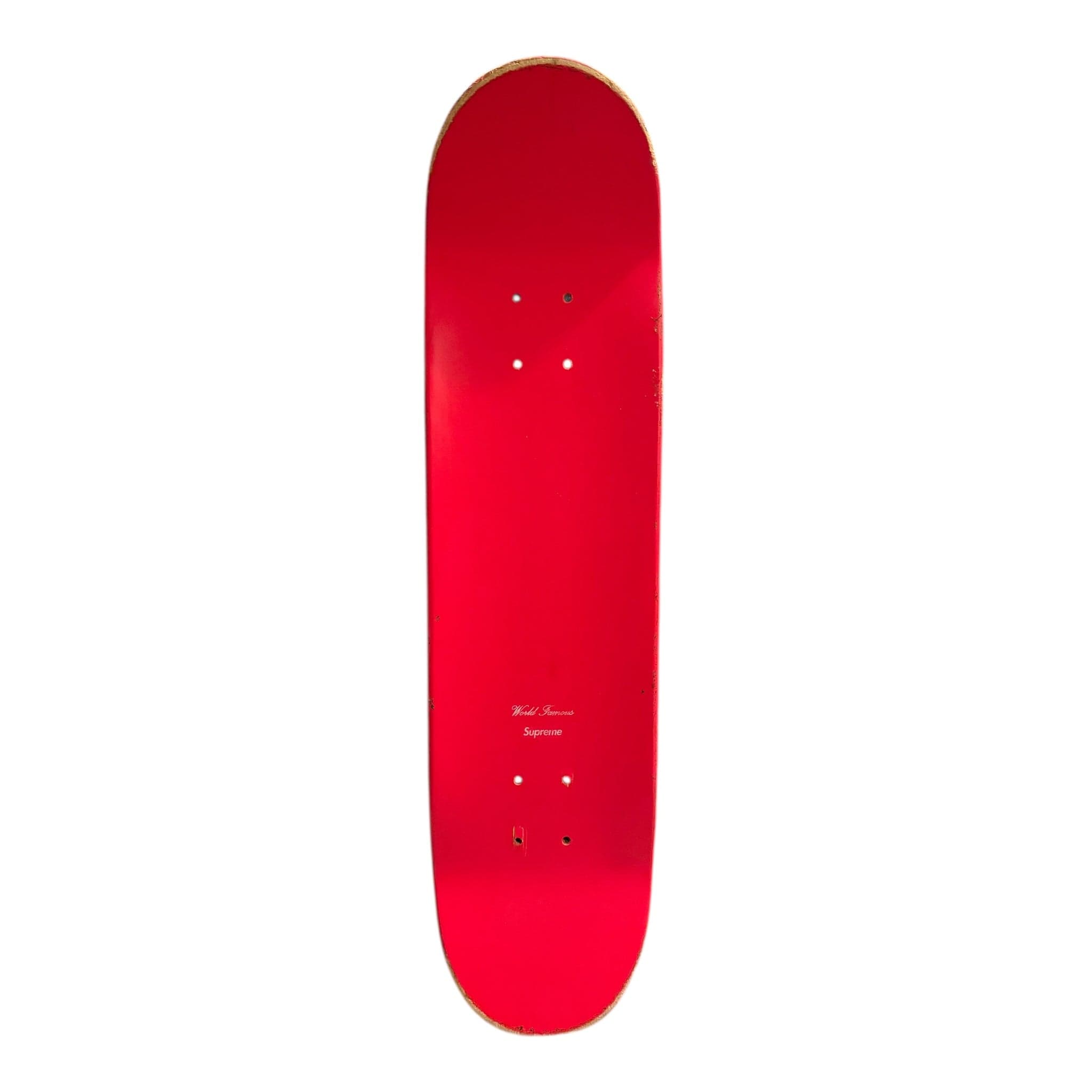 Supreme Kermit The Frog Skateboard Deck Red Multi Pre-Owned