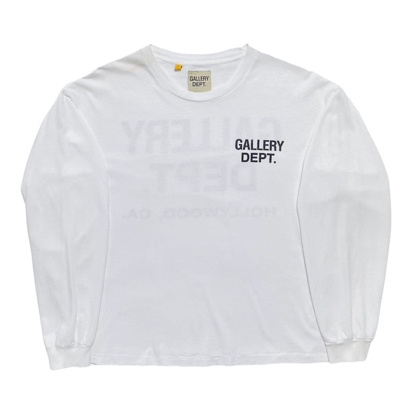 Gallery Department Souvenir Long Sleeve Tee Shirt White