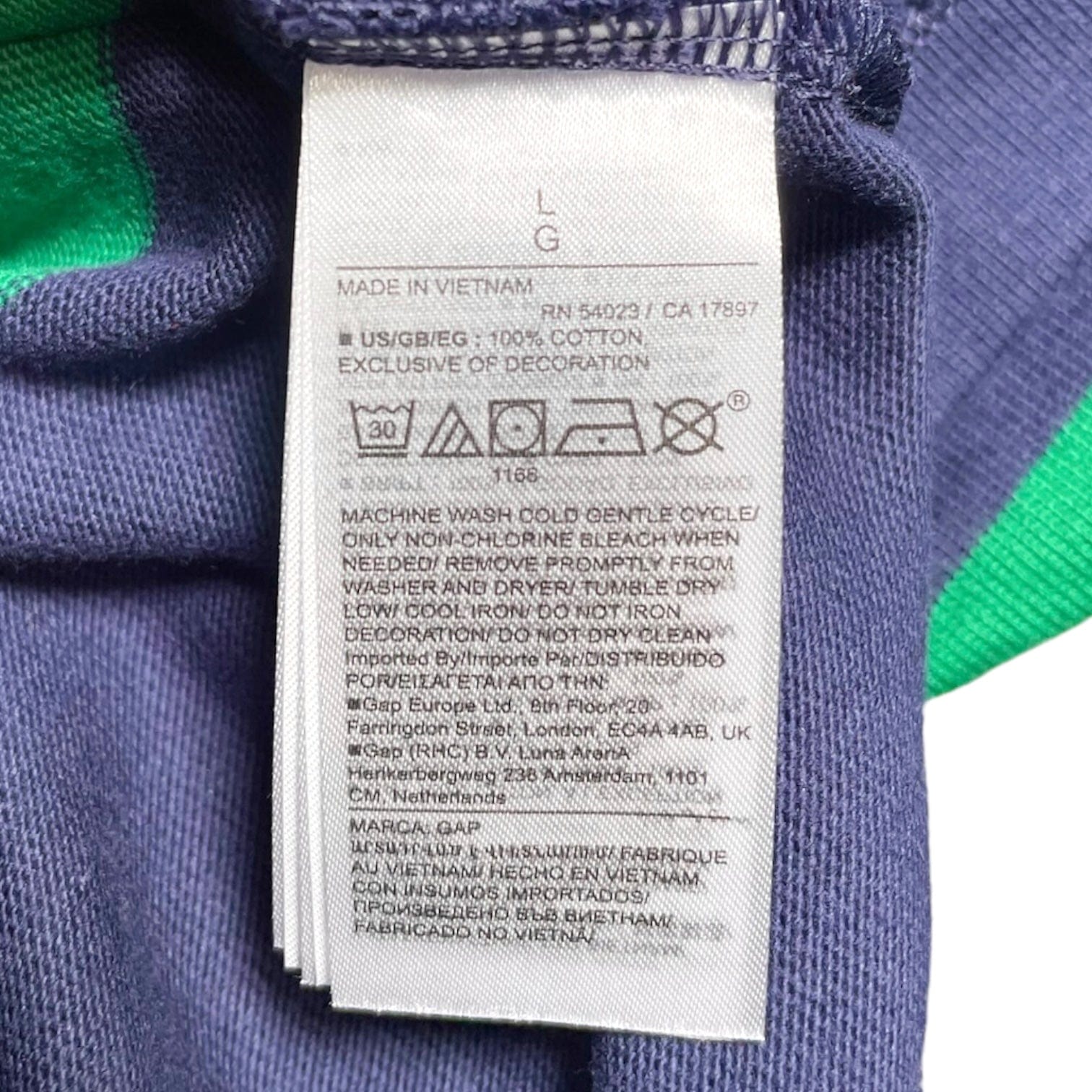 Palace x Gap Rugby Long Sleeve Shirt Multi