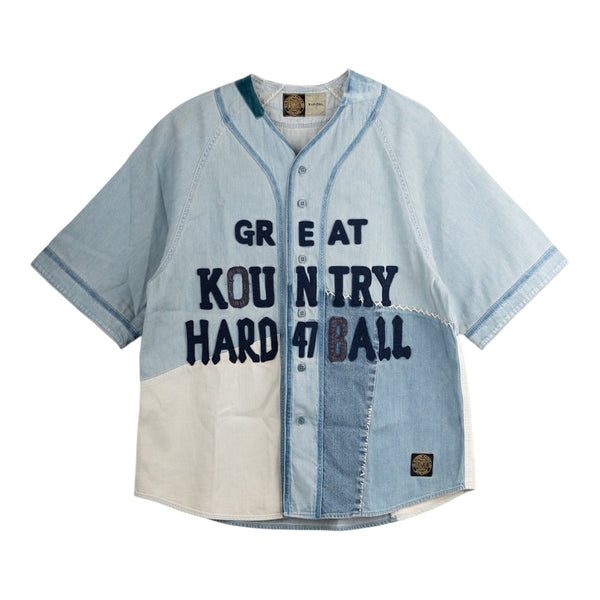 Kapital 8oz Deconstruction Great Kountry Hardball Embroidered Logo Den