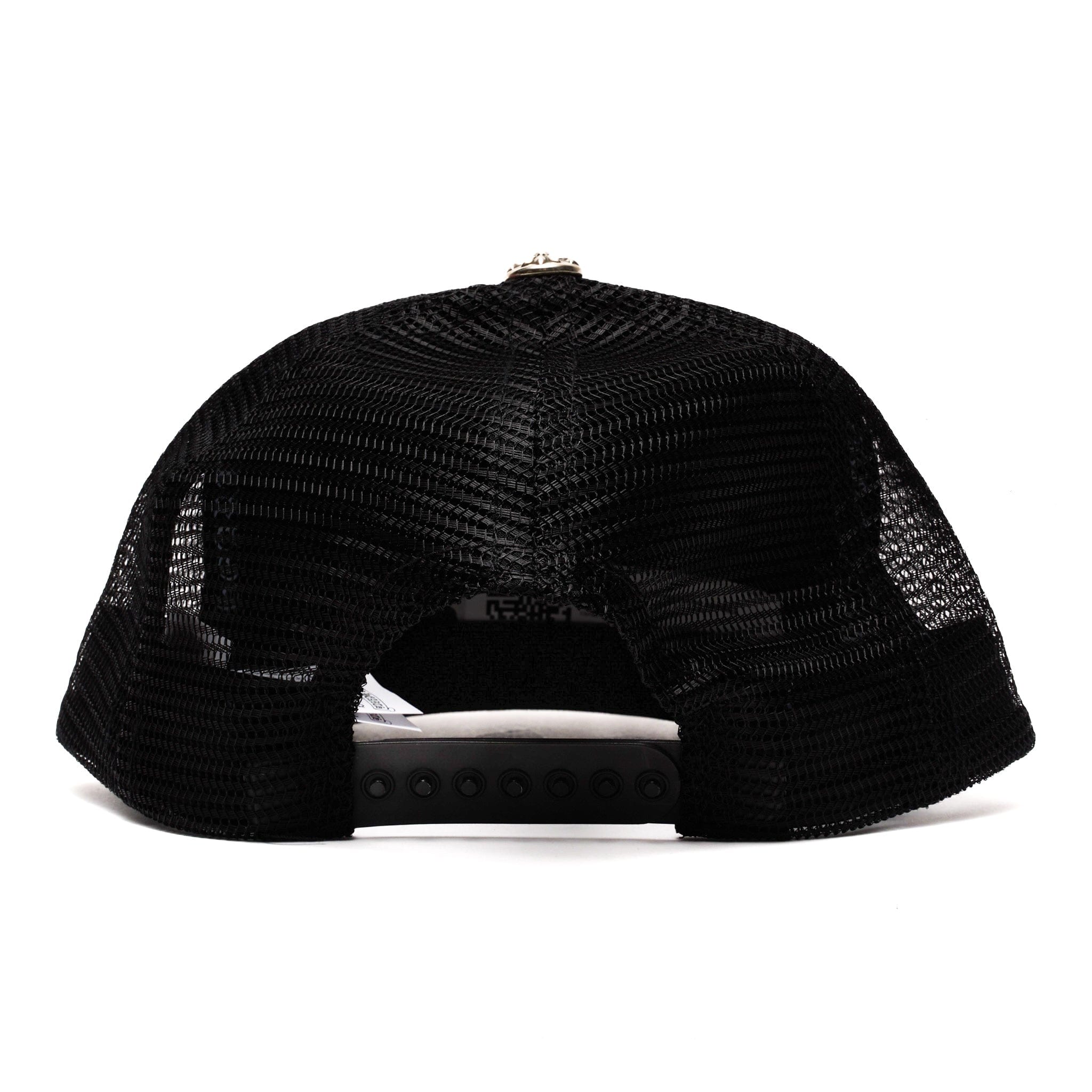 Chrome Hearts Miami Exclusive CH Patch Trucker Hat Black White