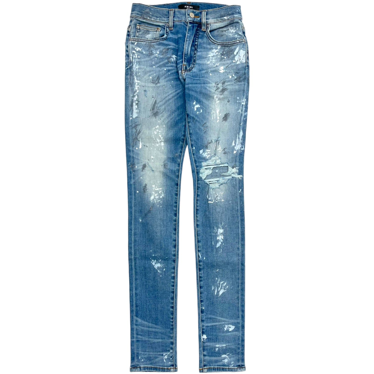 Amiri Broken Paint Splatter Jeans Rosebowl