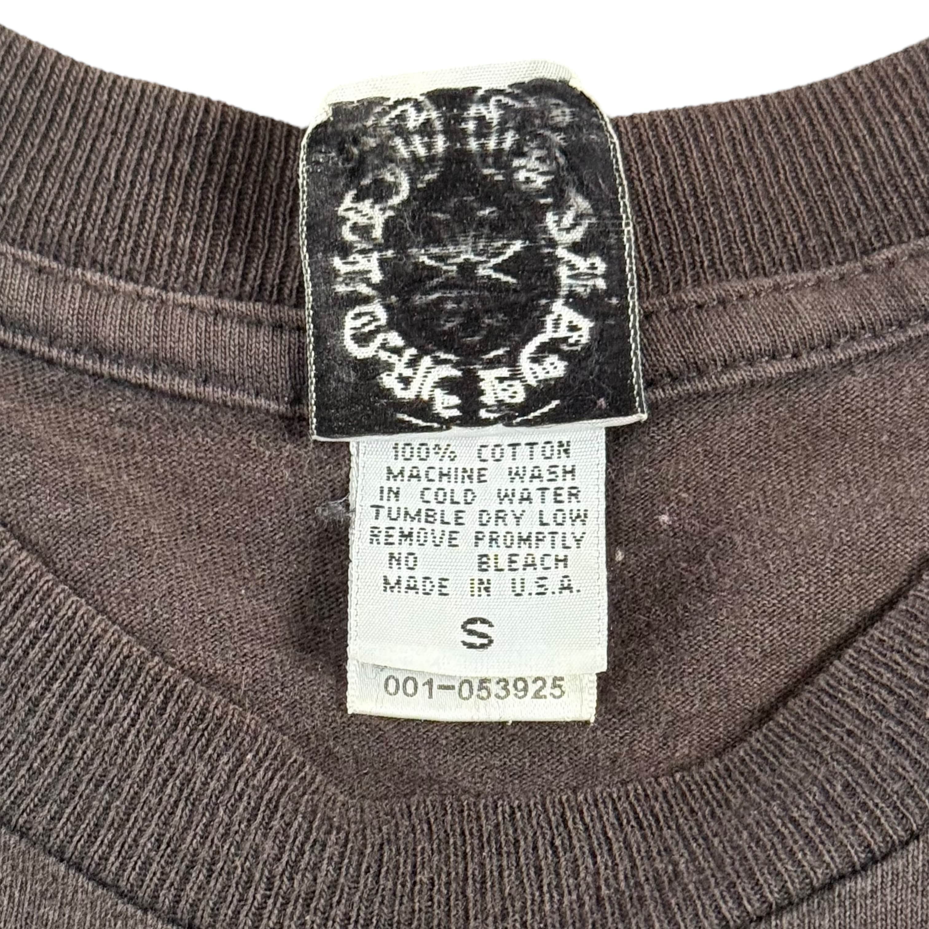 Chrome Hearts Vintage Horseshoe Logo Pocket Short Sleeve Tee Shirt Bla