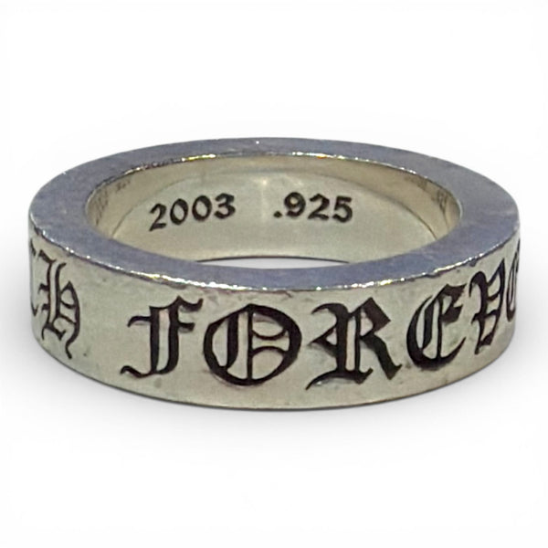 Chrome Hearts Forever 6MM Spacer Ring Silver (.925) Pre-Owned