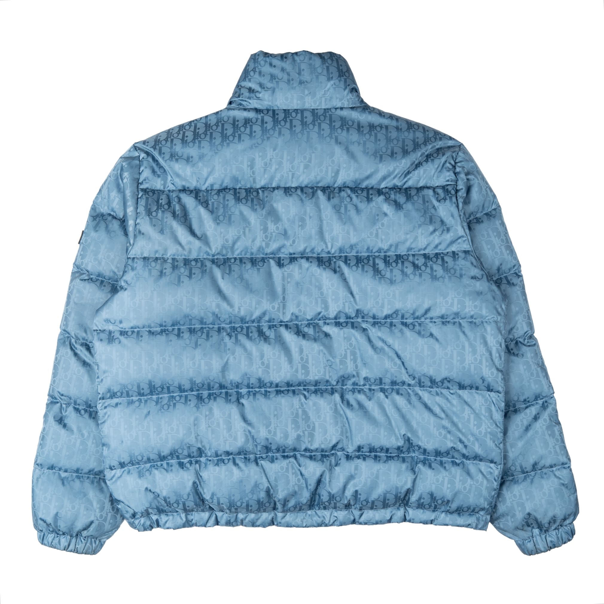 Dior Oblique Down Jacket Bleu Pre-Owned