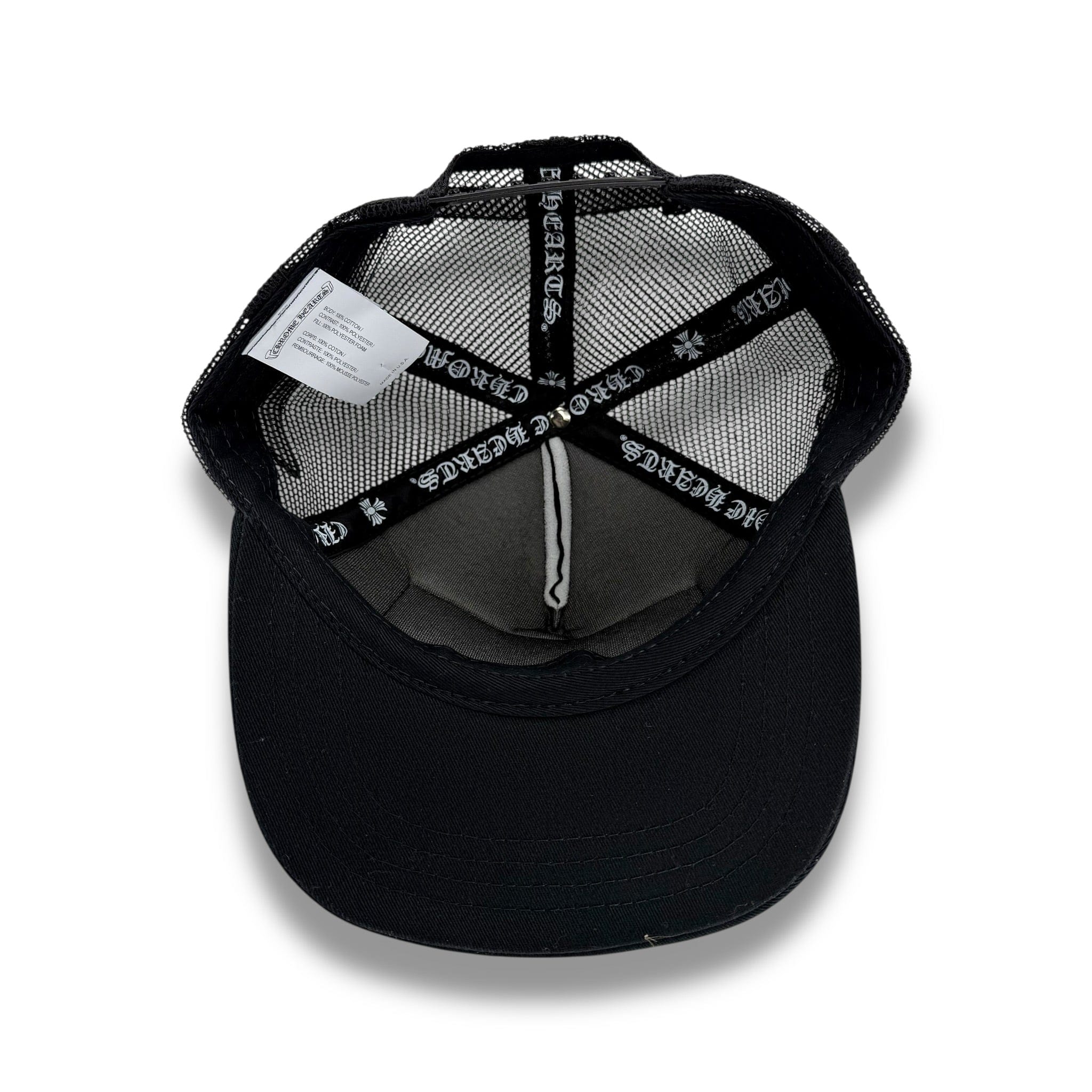 Chrome Hearts x Foti x Yungblud Aerosmith Trucker Hat Black White