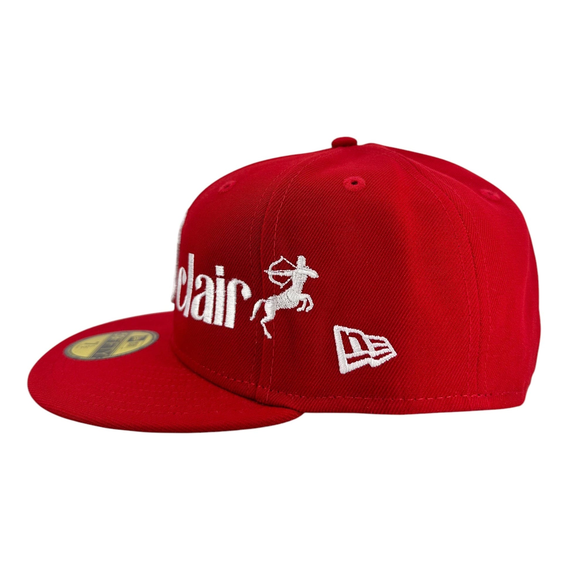 Sinclair Global New York Yankees ComplexCon Exclusive Patch Fitted Hat Red White Multi