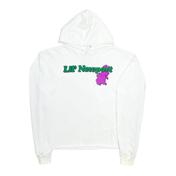 Vlone Yams Day Lil Newport Hooded Sweatshirt White