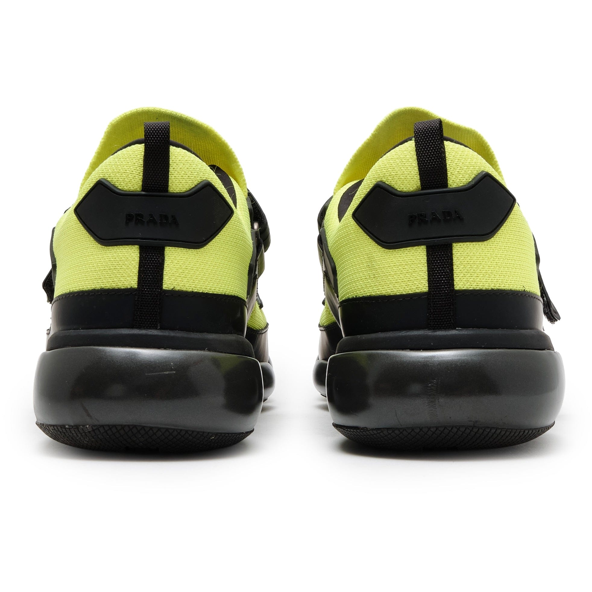 ◾️PRADA［2VZ063］ Prada Cloudbust Strap Sneaker Low Acid Green Black