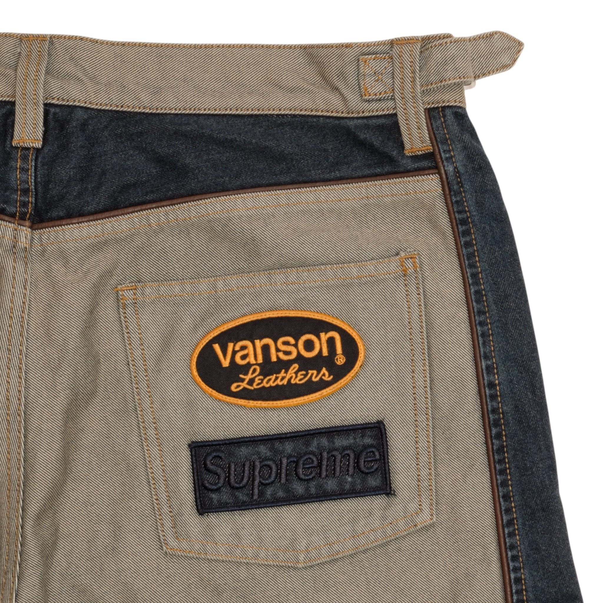 Supreme Vanson Leathers Cordura Cotton Pant Denim