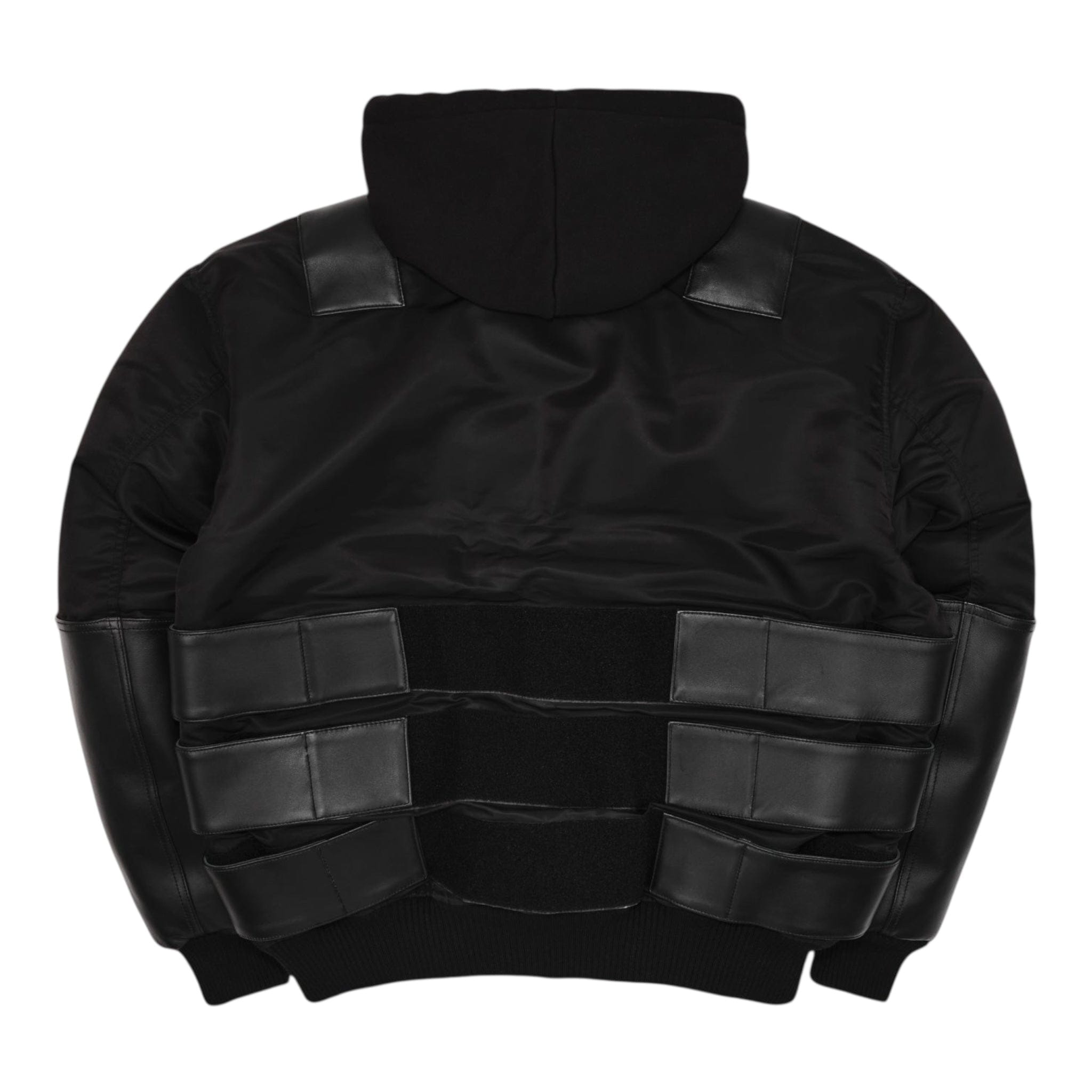 darkwear hoodie leather jacket V系 opium Opium leather jacket 