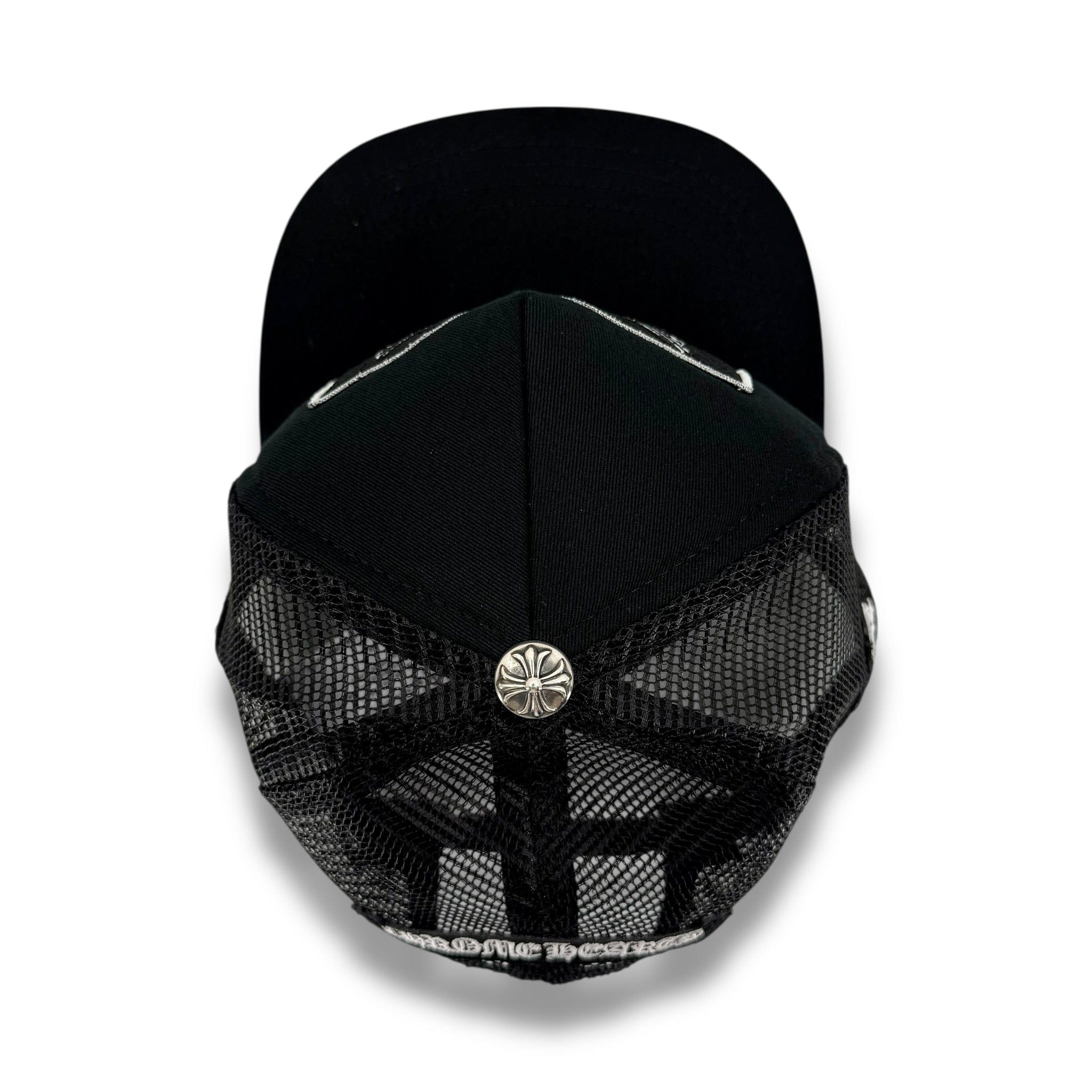 Chrome Hearts x Foti x Yungblud Aerosmith Trucker Hat Black White