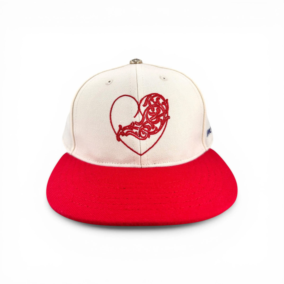 Chrome Hearts Embroidered Heart Love You Logo Fitted Hat  display picture 2