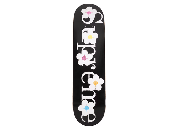 Supreme Flowers Skateboard Deck Black