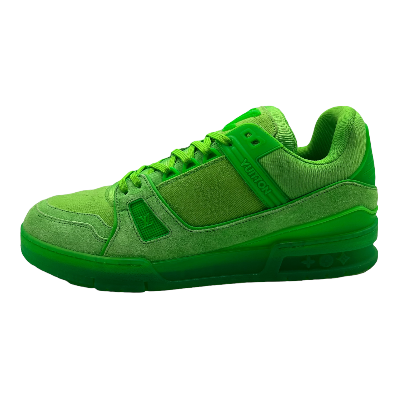 louis vuitton trainer green sneaker｜TikTok Search