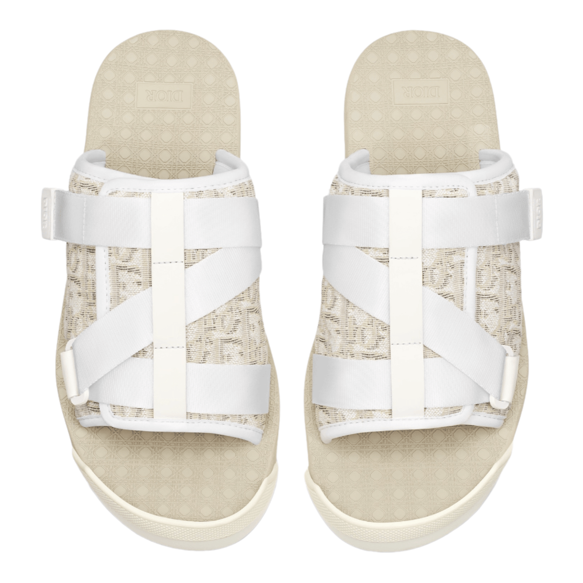 Dior Alpha Sandal Oblique White