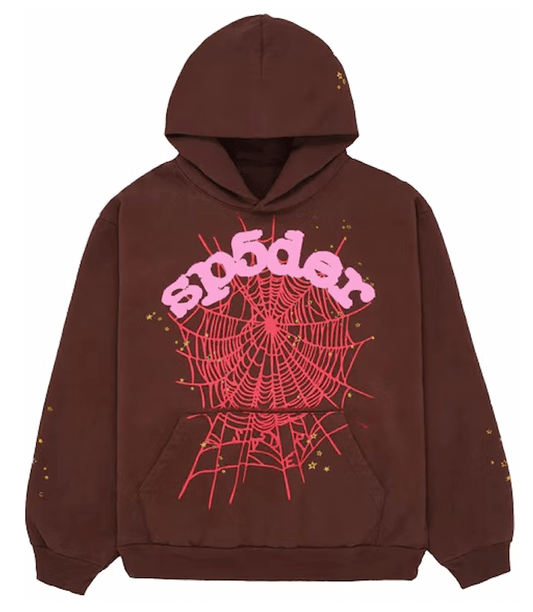 Sp5der Worldwide Young Thug Spider Hoodie Pink 100% Authentic Medium
