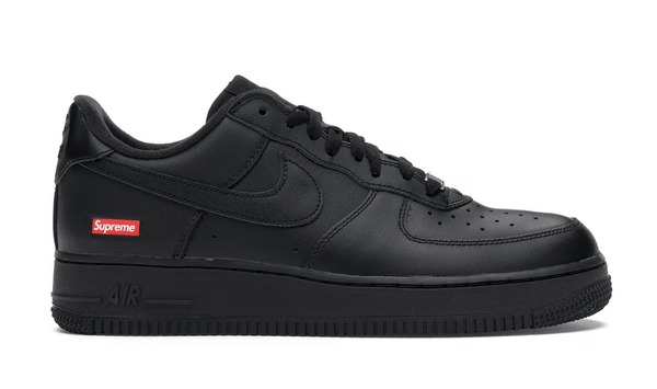 靴 Nike Air Force 1 Low Supreme Black Nike Air Force 1 Low Supreme Black